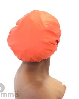 afro-large burn orange shower cap swimma copy